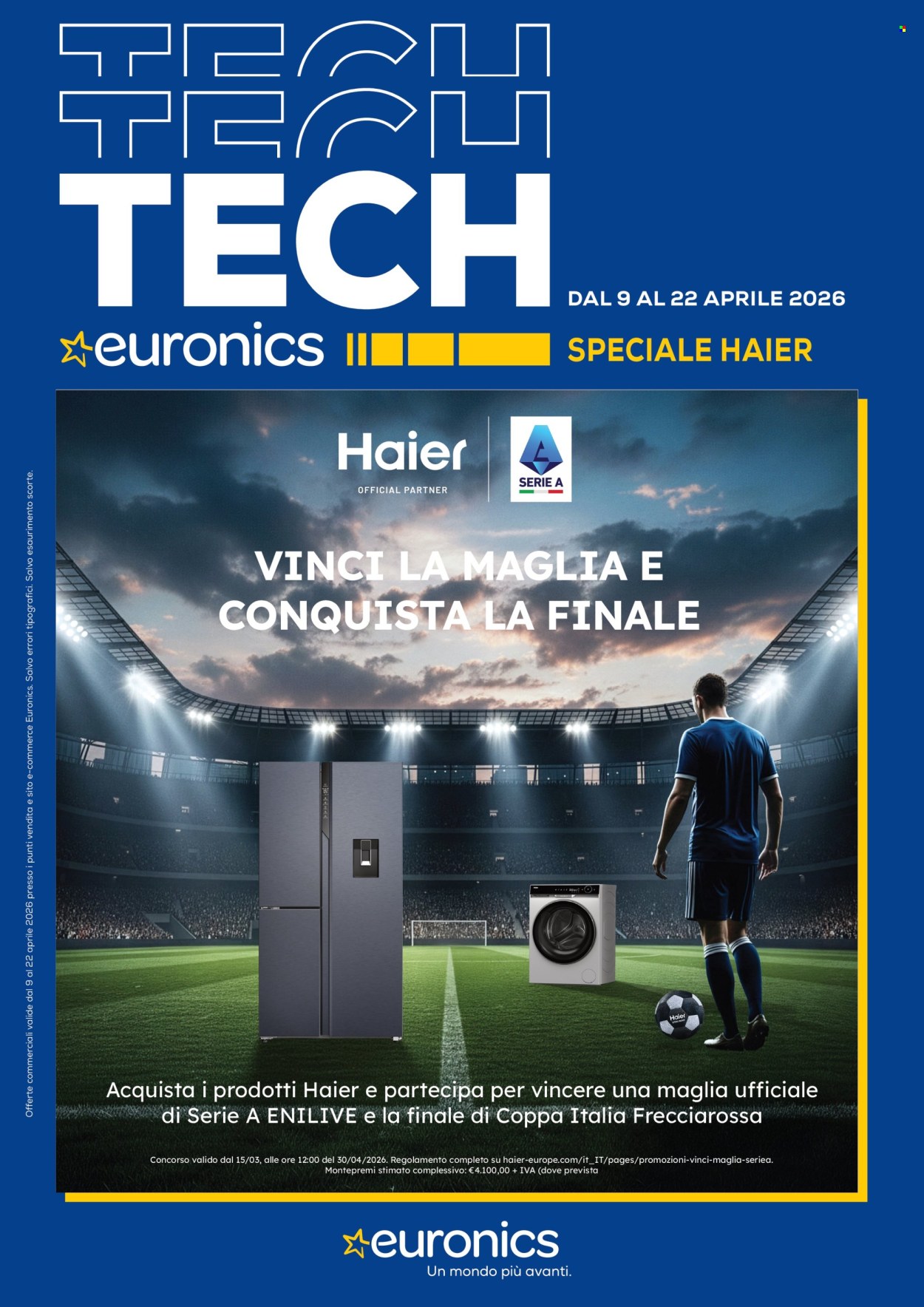Volantino Euronics - 9/4/2026 - 22/4/2026. Pagina 1