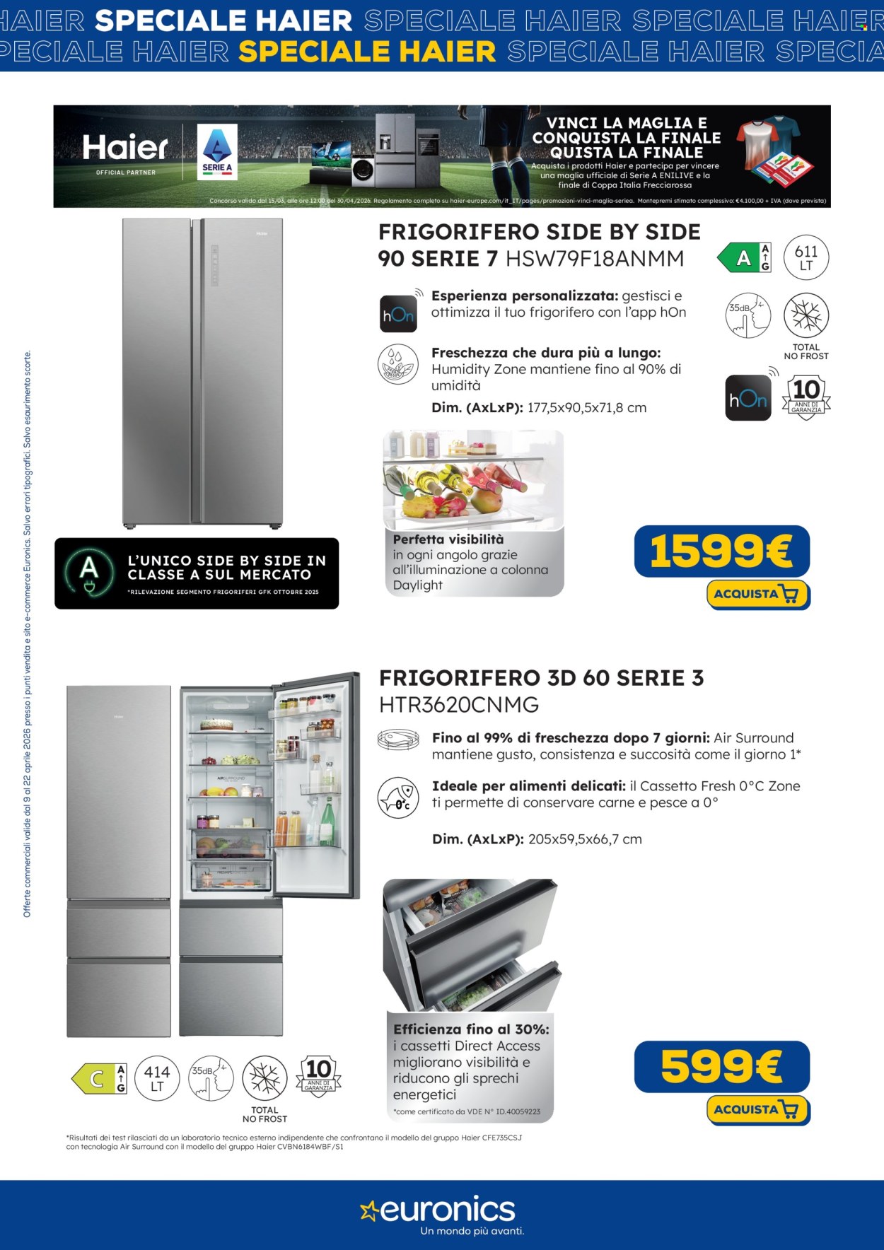 Volantino Euronics - 9/4/2026 - 22/4/2026. Pagina 3