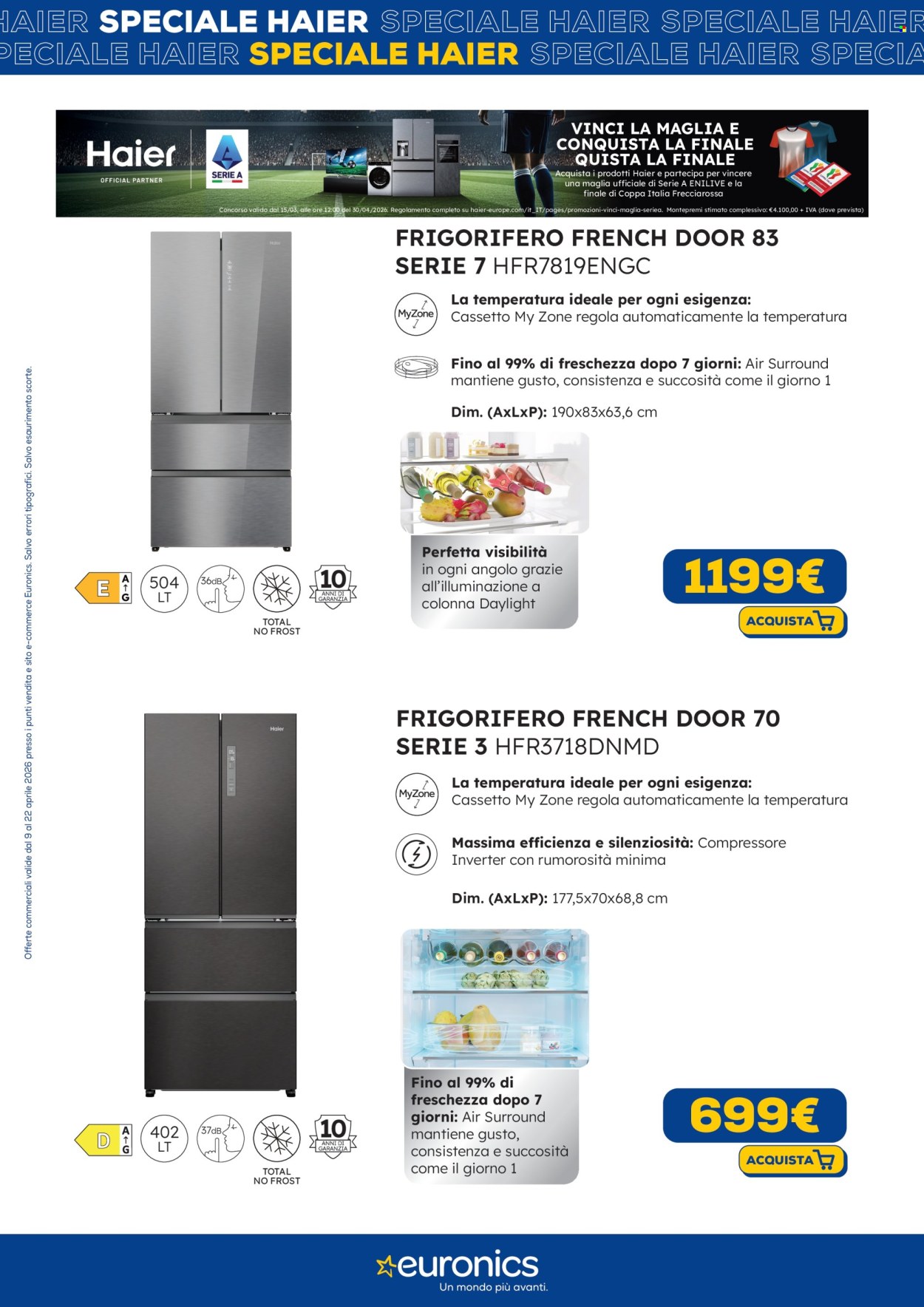 Volantino Euronics - 9/4/2026 - 22/4/2026. Pagina 4