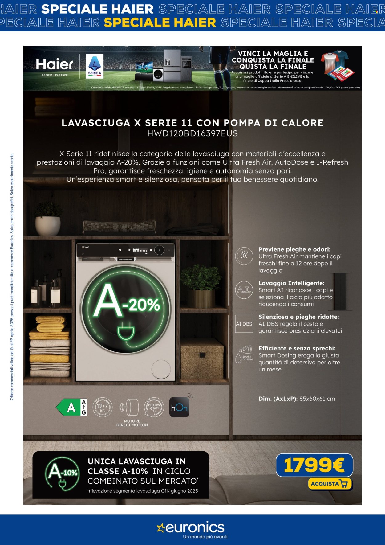 Volantino Euronics - 9/4/2026 - 22/4/2026. Pagina 5