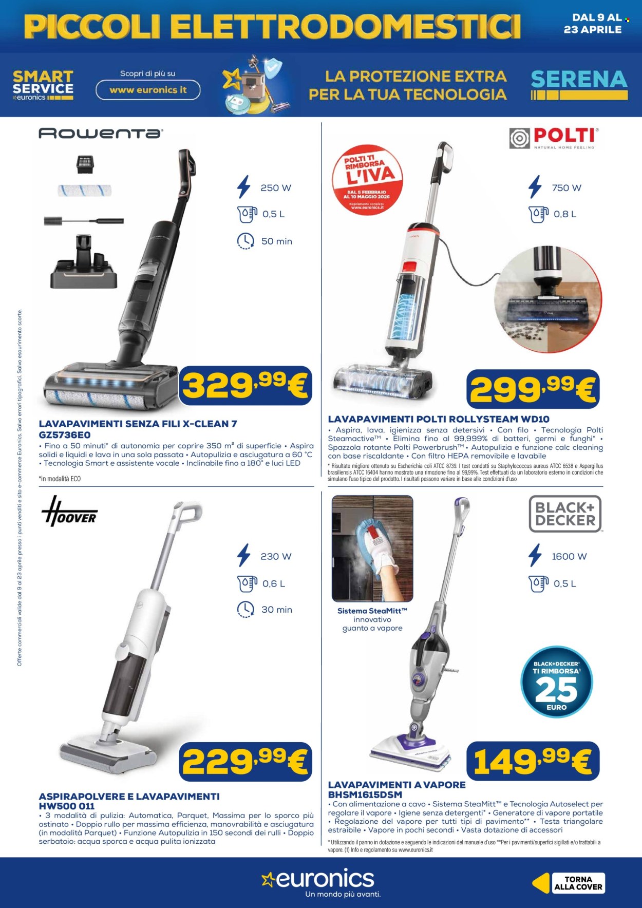 Volantino Euronics - 9/4/2026 - 23/4/2026. Pagina 11