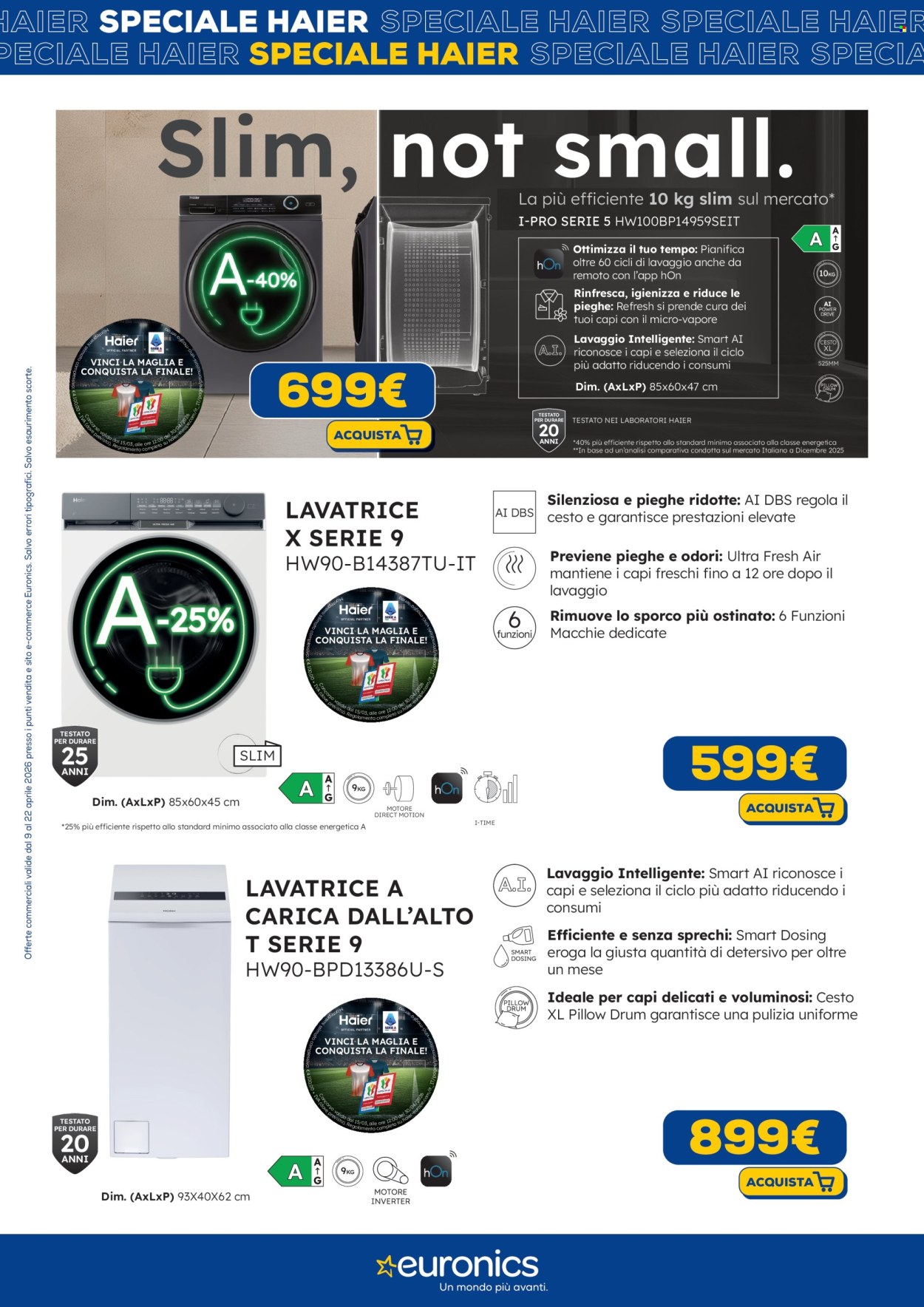 Volantino Euronics - 9/4/2026 - 22/4/2026. Pagina 6