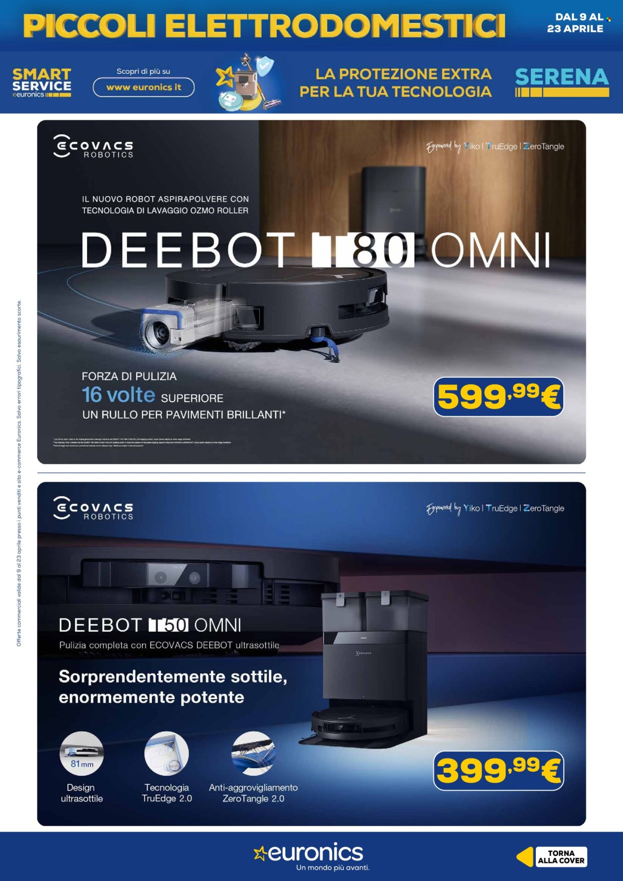 Volantino Euronics - 9/4/2026 - 23/4/2026. Pagina 17