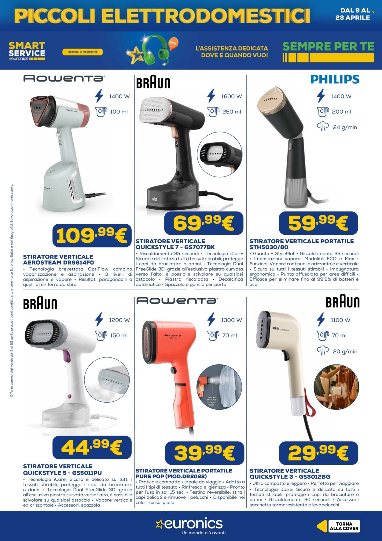 Volantino Euronics - 9/4/2026 - 23/4/2026. Pagina 18