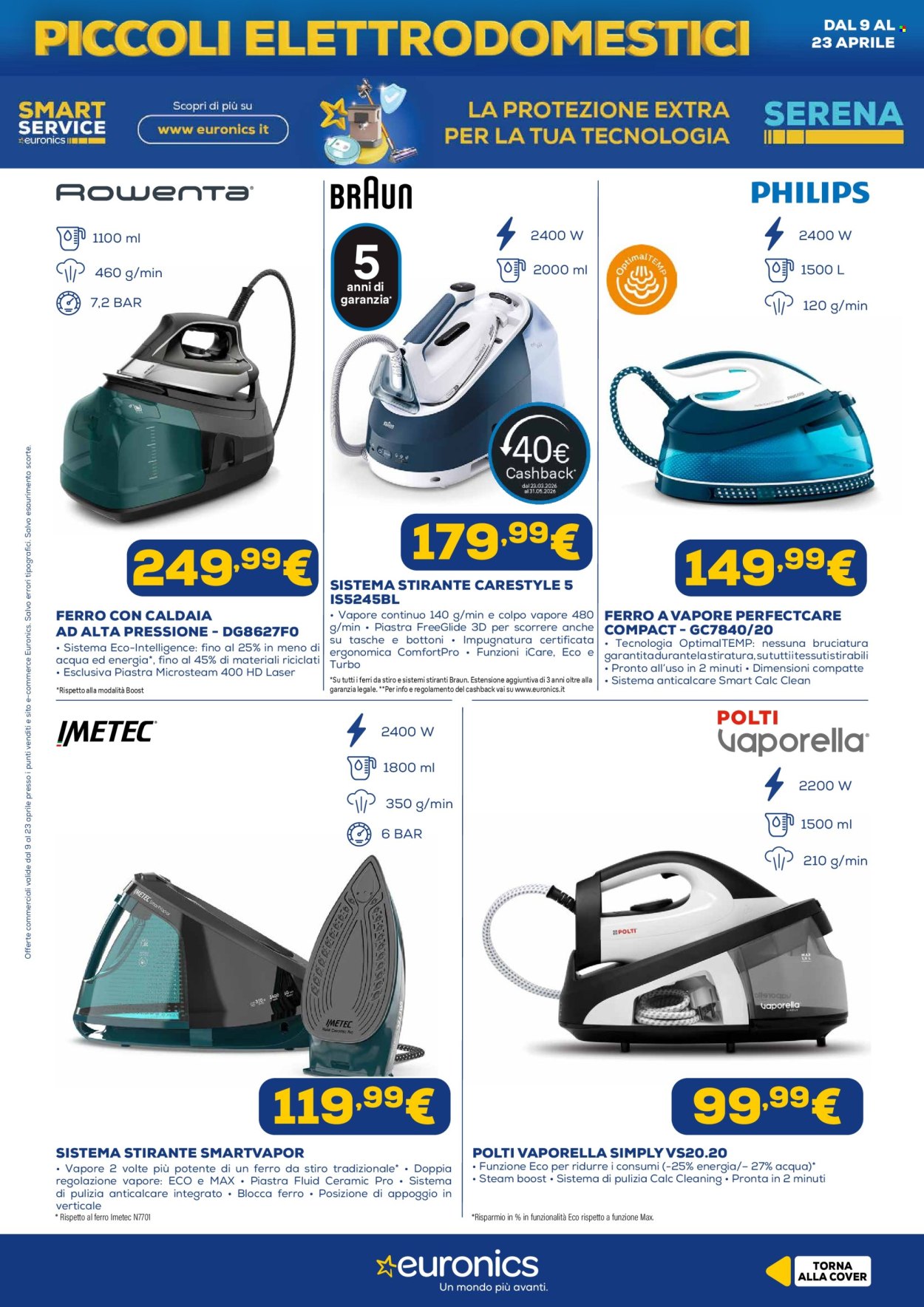 Volantino Euronics - 9/4/2026 - 23/4/2026. Pagina 19