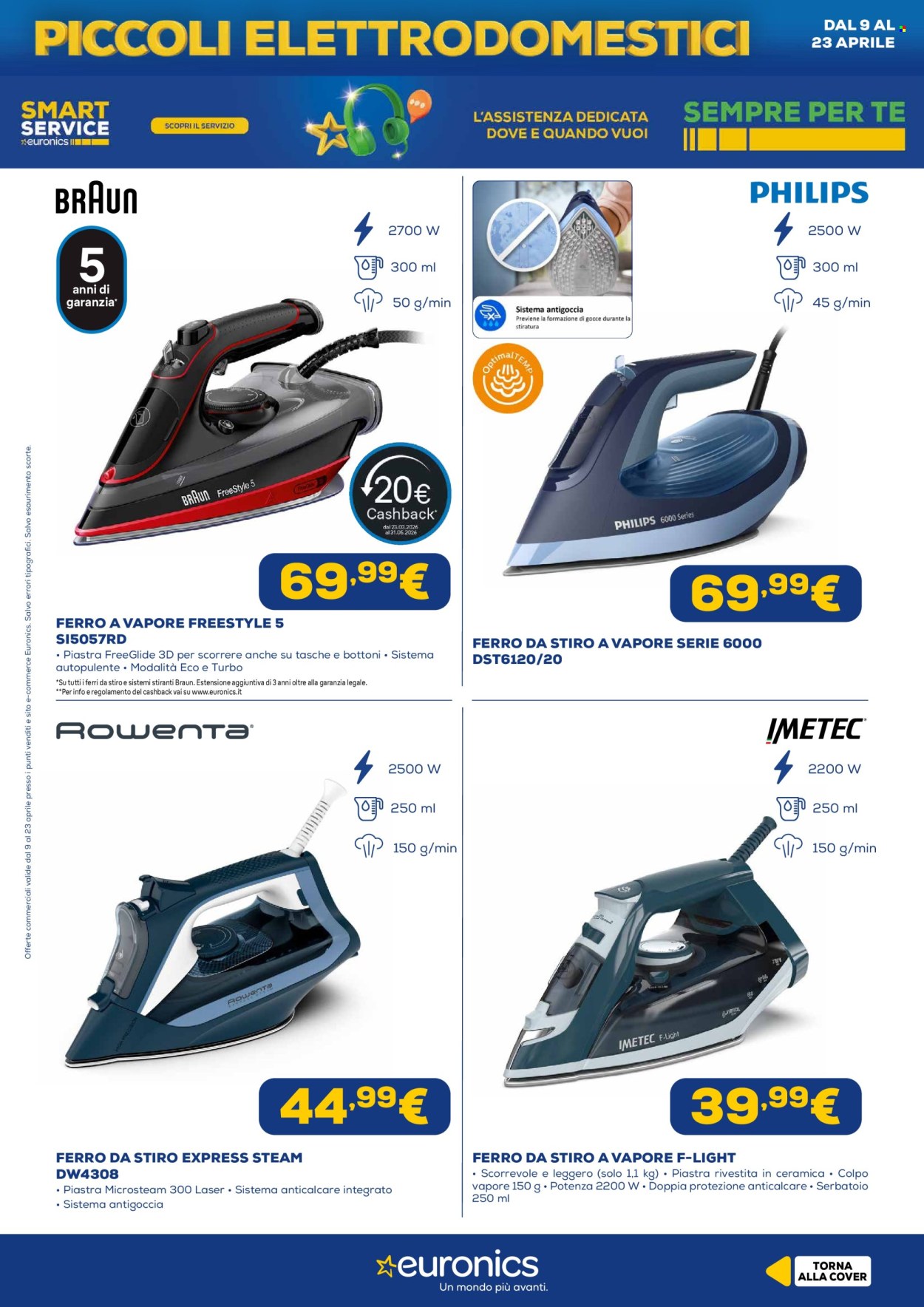 Volantino Euronics - 9/4/2026 - 23/4/2026. Pagina 20