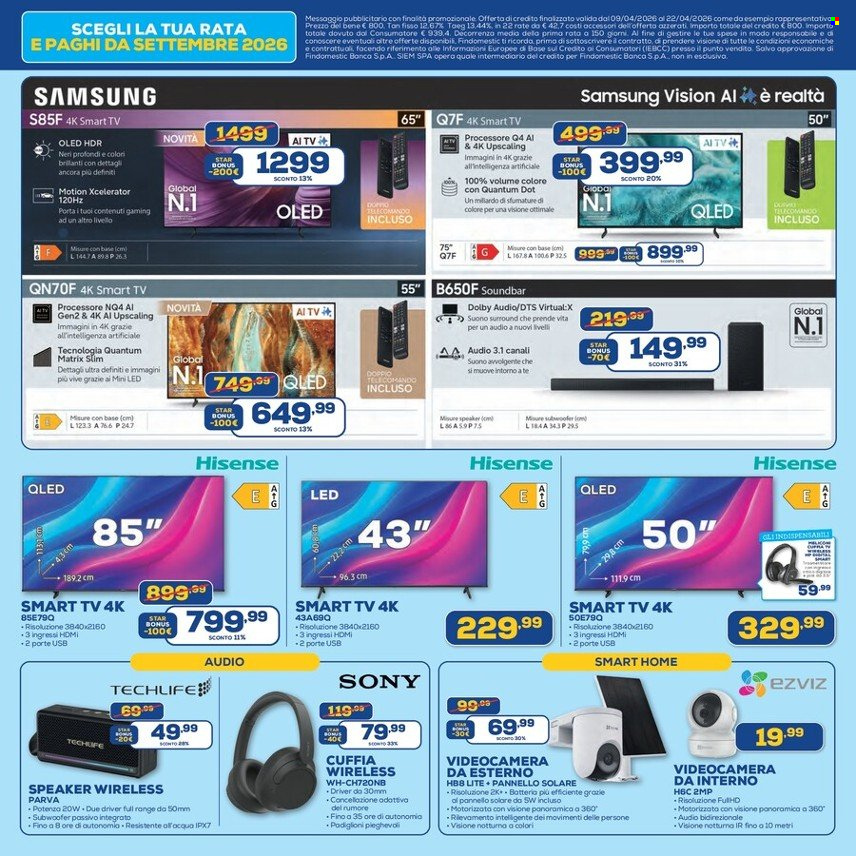 Volantino Euronics - 9/4/2026 - 22/4/2026. Pagina 3