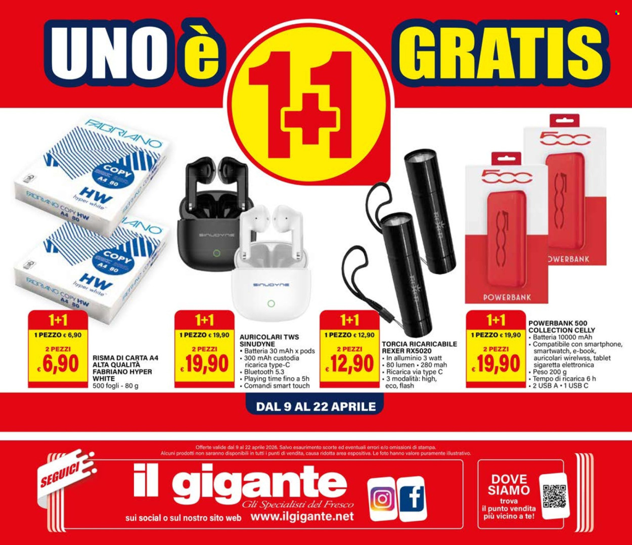 Volantino Il Gigante - 9/4/2026 - 22/4/2026. Pagina 34