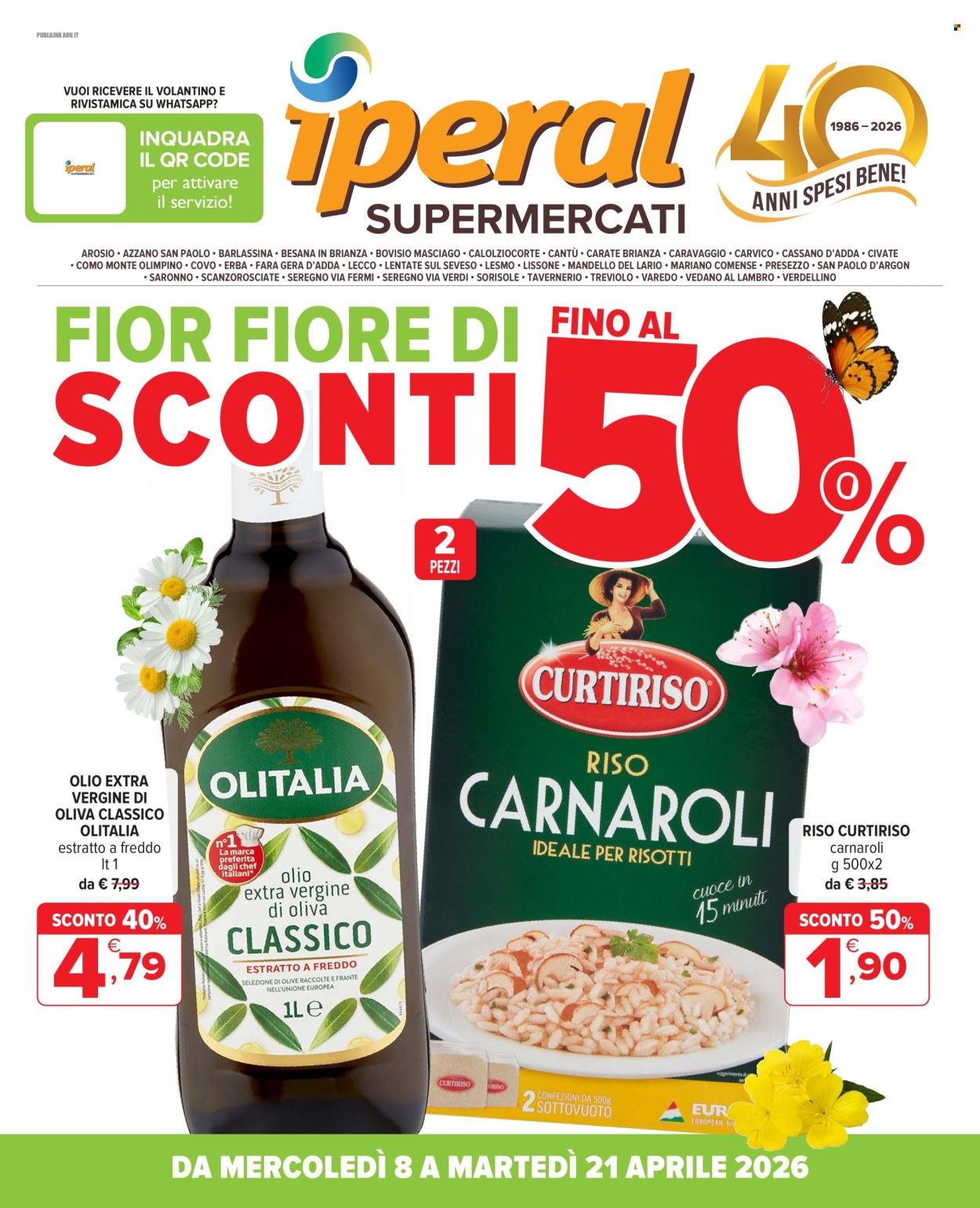 Volantino Iperal - 8/4/2026 - 21/4/2026. Pagina 1