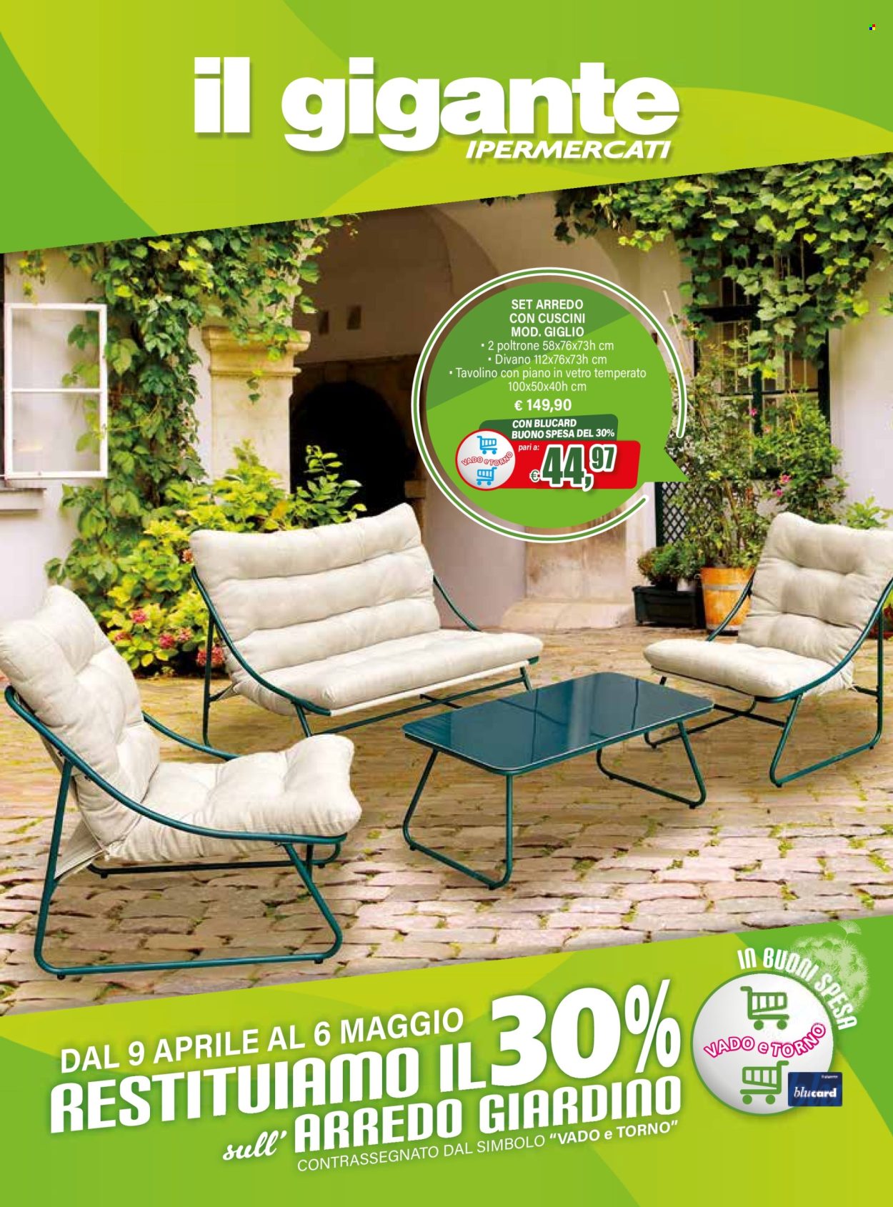 Volantino Il Gigante - 9/4/2026 - 6/5/2026. Pagina 1