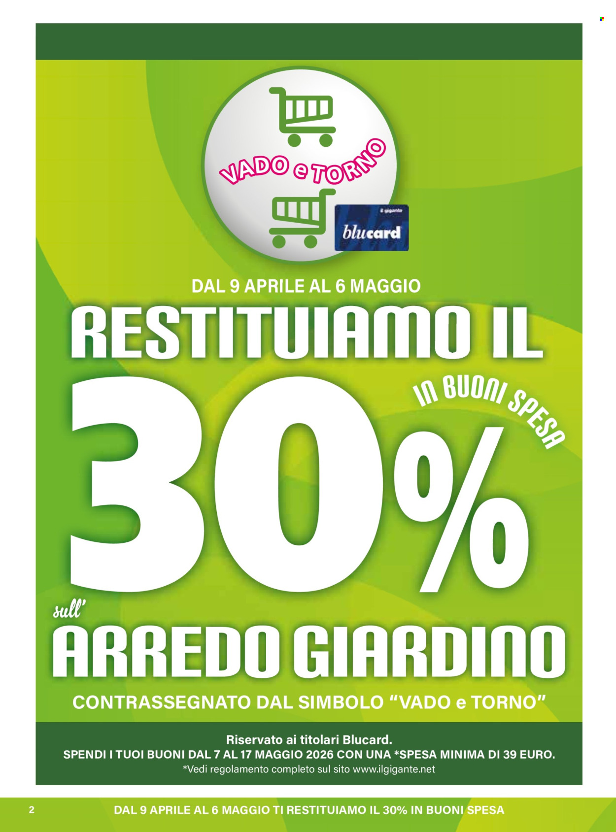 Volantino Il Gigante - 9/4/2026 - 6/5/2026. Pagina 2