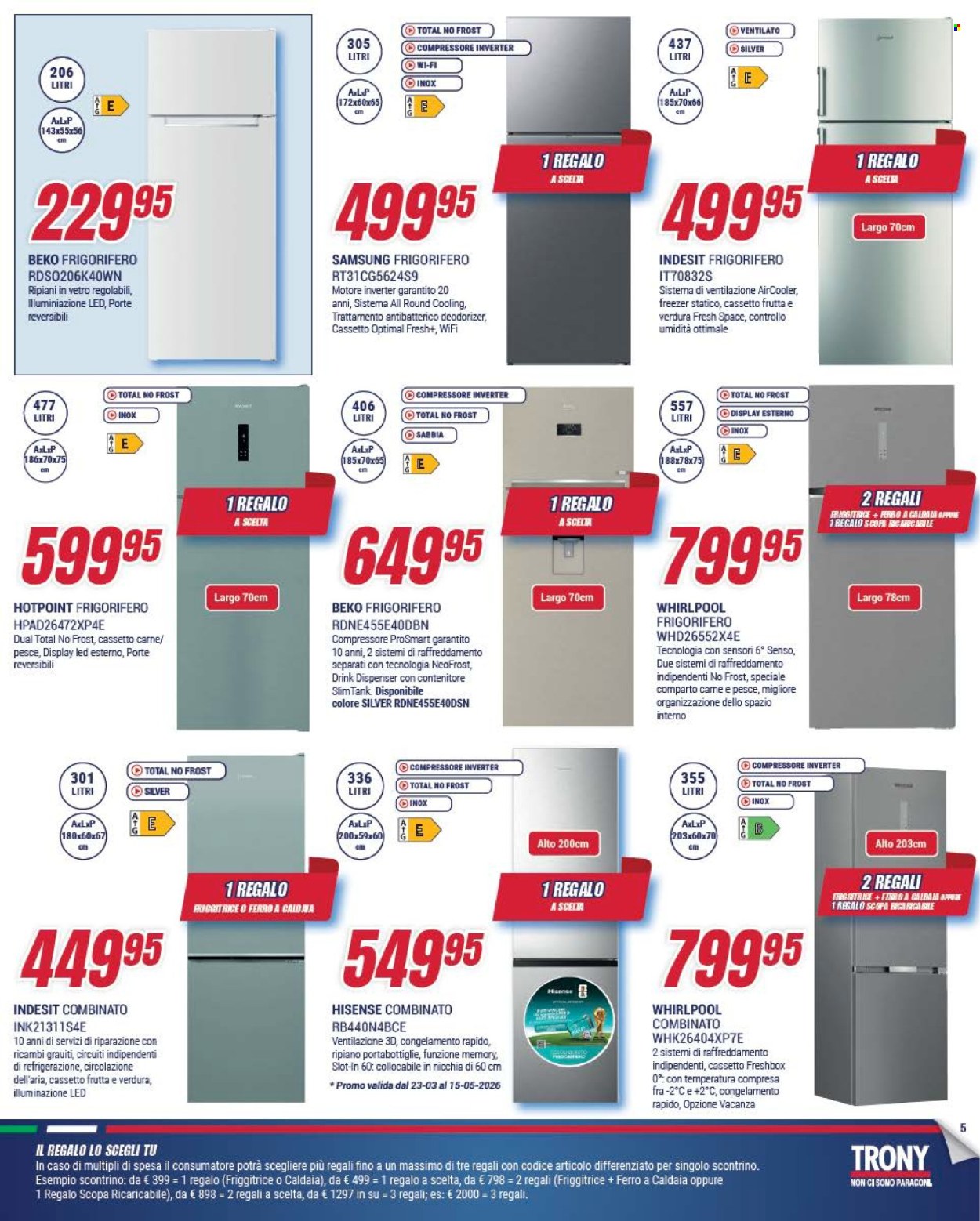 Volantino Trony - 9/4/2026 - 29/4/2026. Pagina 5