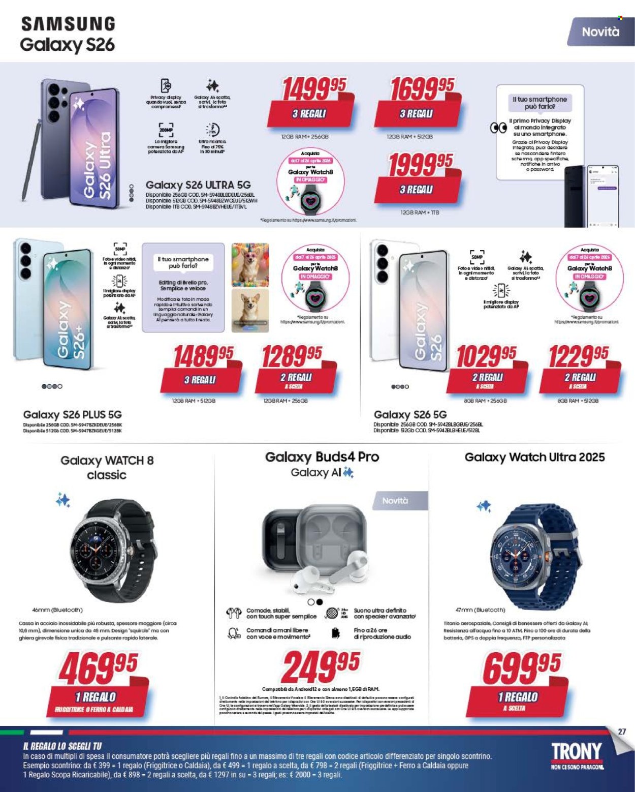 Volantino Trony - 9/4/2026 - 29/4/2026. Pagina 27