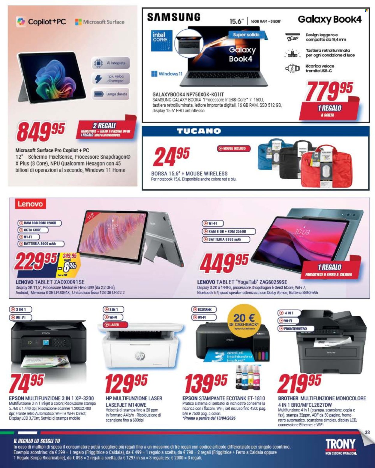 Volantino Trony - 9/4/2026 - 29/4/2026. Pagina 33