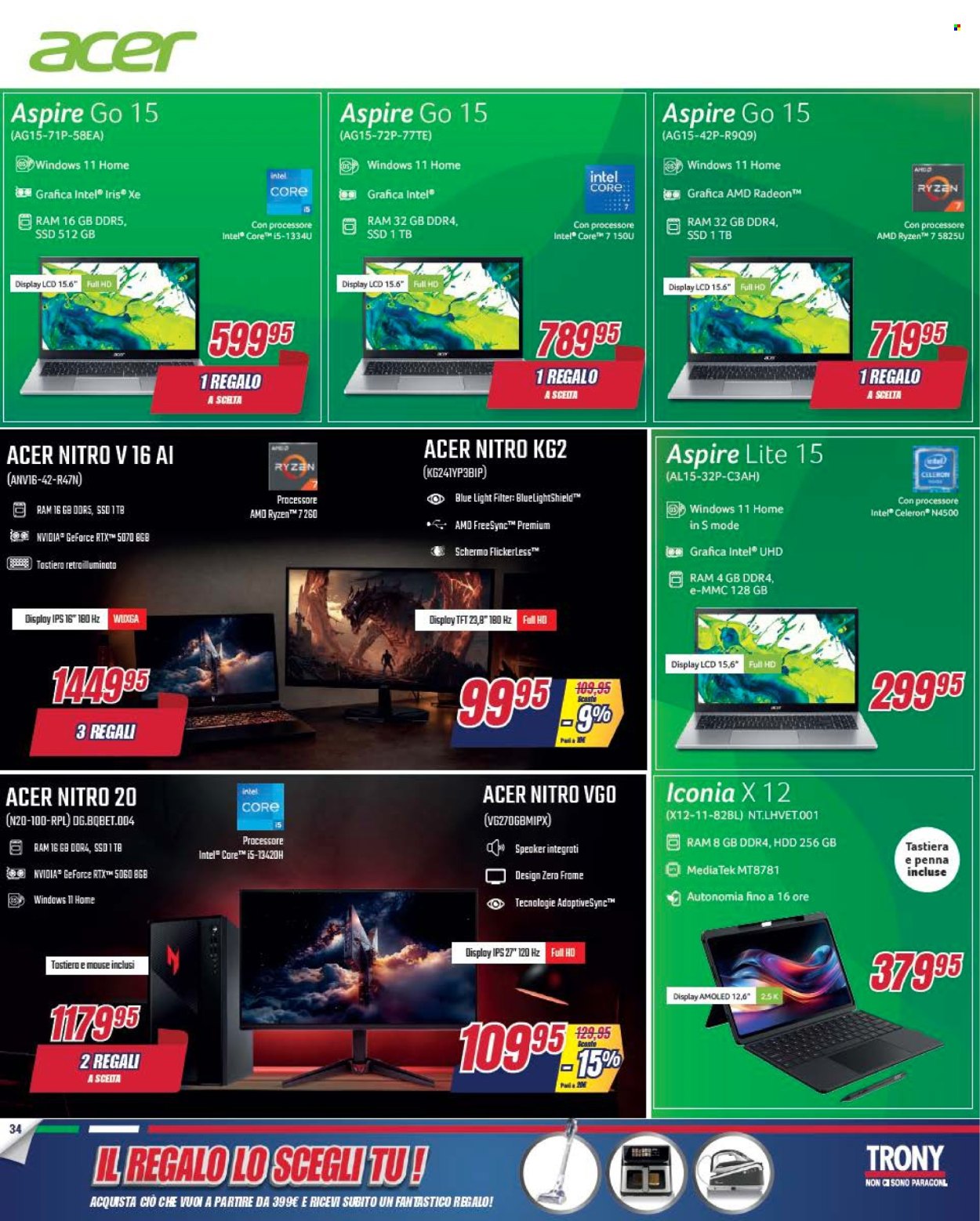 Volantino Trony - 9/4/2026 - 29/4/2026. Pagina 34