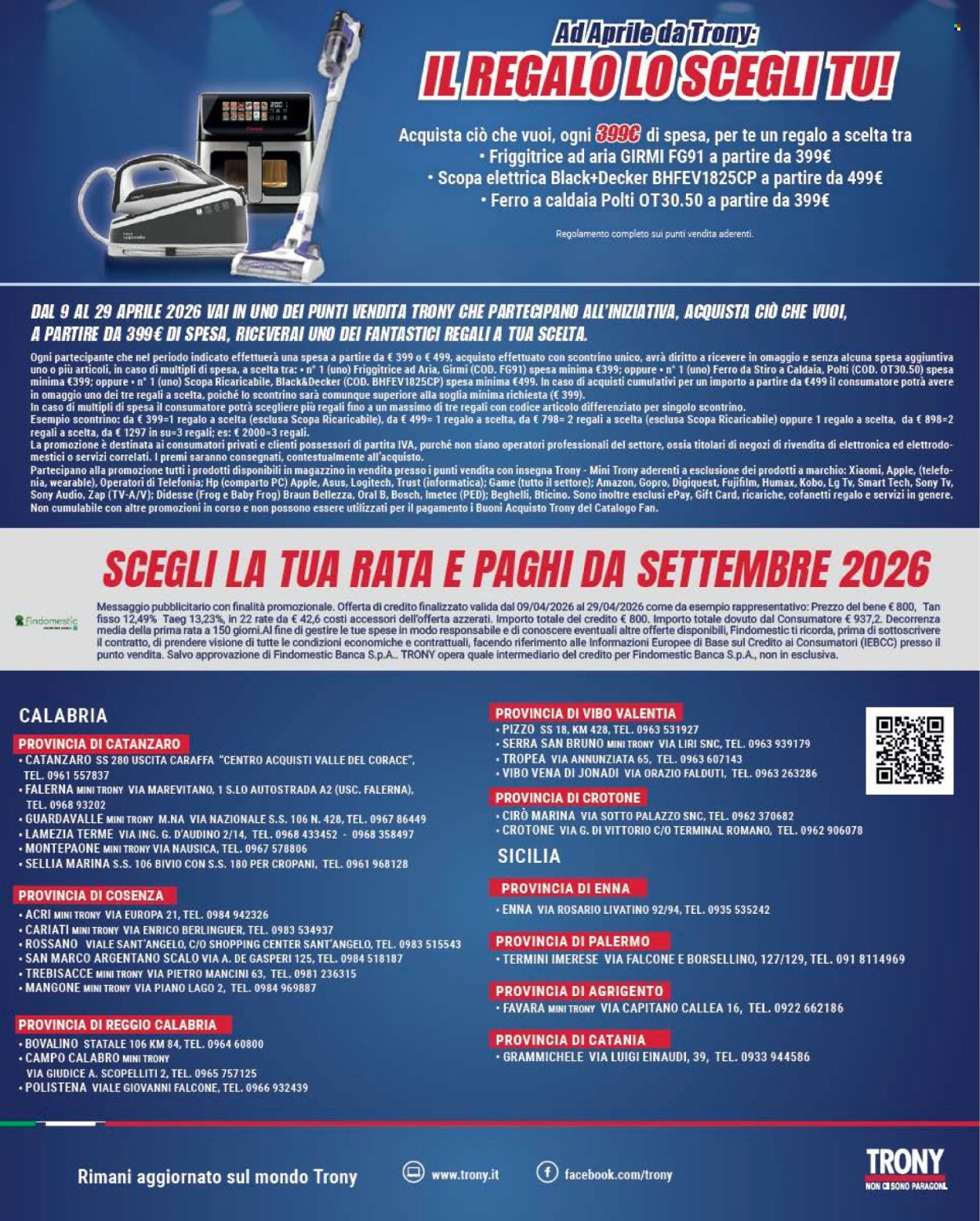 Volantino Trony - 9/4/2026 - 29/4/2026. Pagina 38