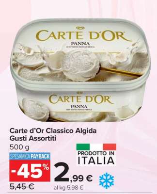 Carte d’Or Classico Algida Gusti Assortiti