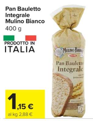 Pan Bauletto Integrale Mulino Bianco