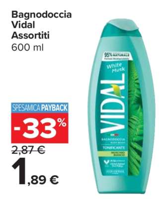 Bagnodoccia Vidal Assortiti