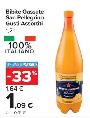 Bibite Gassate San Pellegrino Gusti Assortiti