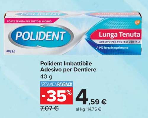 Polident Imbattibile Adesivo per Dentiere
