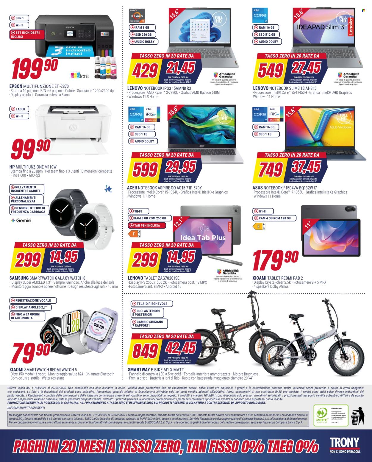 Volantino Trony - 11/4/2026 - 27/4/2026. Pagina 13