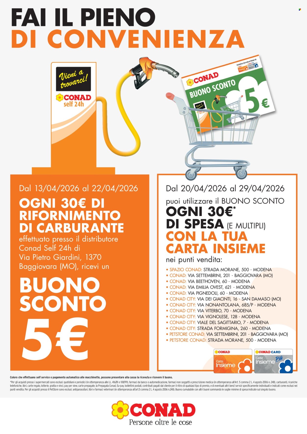 Volantino Conad - 13/4/2026 - 22/4/2026. Pagina 1