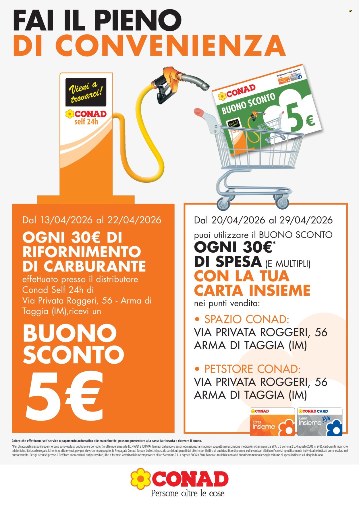 Volantino Conad - 13/4/2026 - 22/4/2026. Pagina 1
