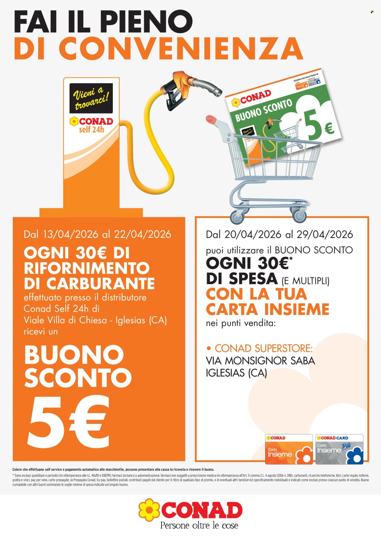 Volantino Conad - 13/4/2026 - 22/4/2026. Pagina 1