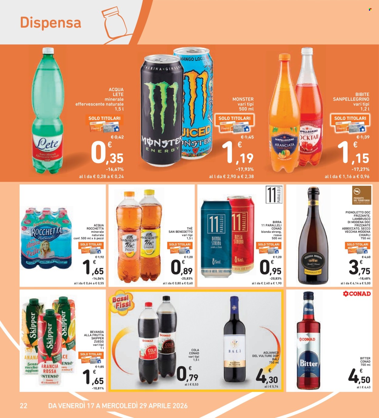Volantino Spazio Conad - 17/4/2026 - 29/4/2026. Pagina 22