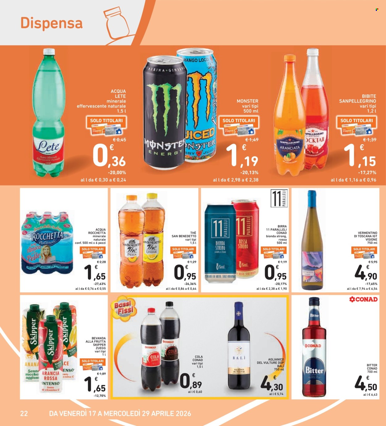 Volantino Spazio Conad - 17/4/2026 - 29/4/2026. Pagina 22