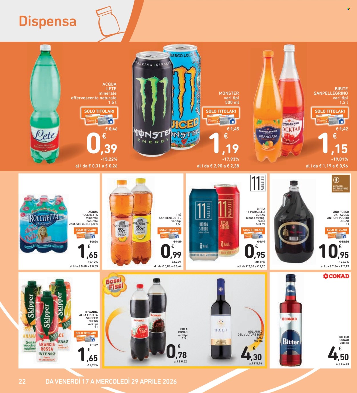Volantino Spazio Conad - 17/4/2026 - 29/4/2026. Pagina 22