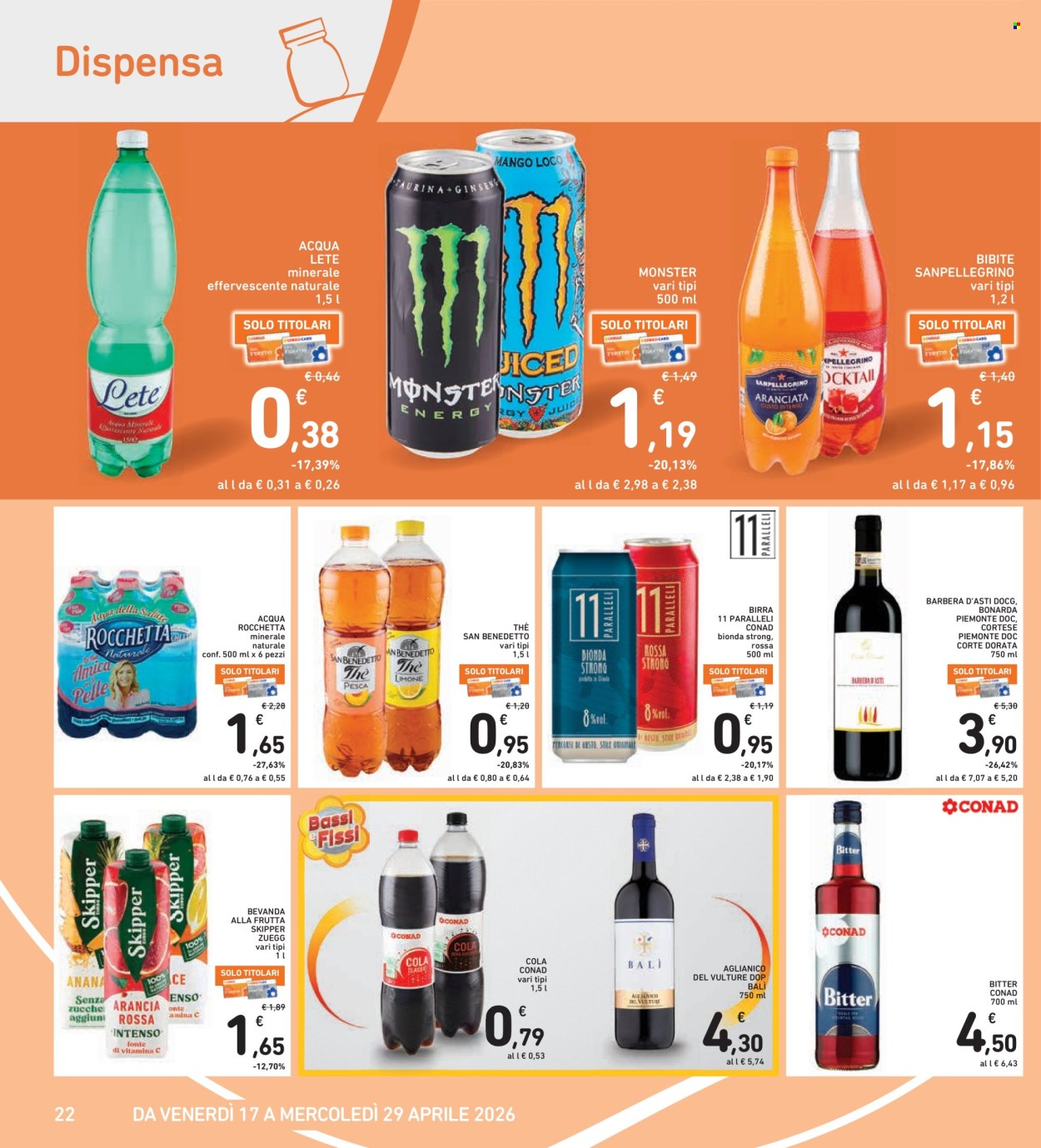 Volantino Spazio Conad - 17/4/2026 - 29/4/2026. Pagina 22