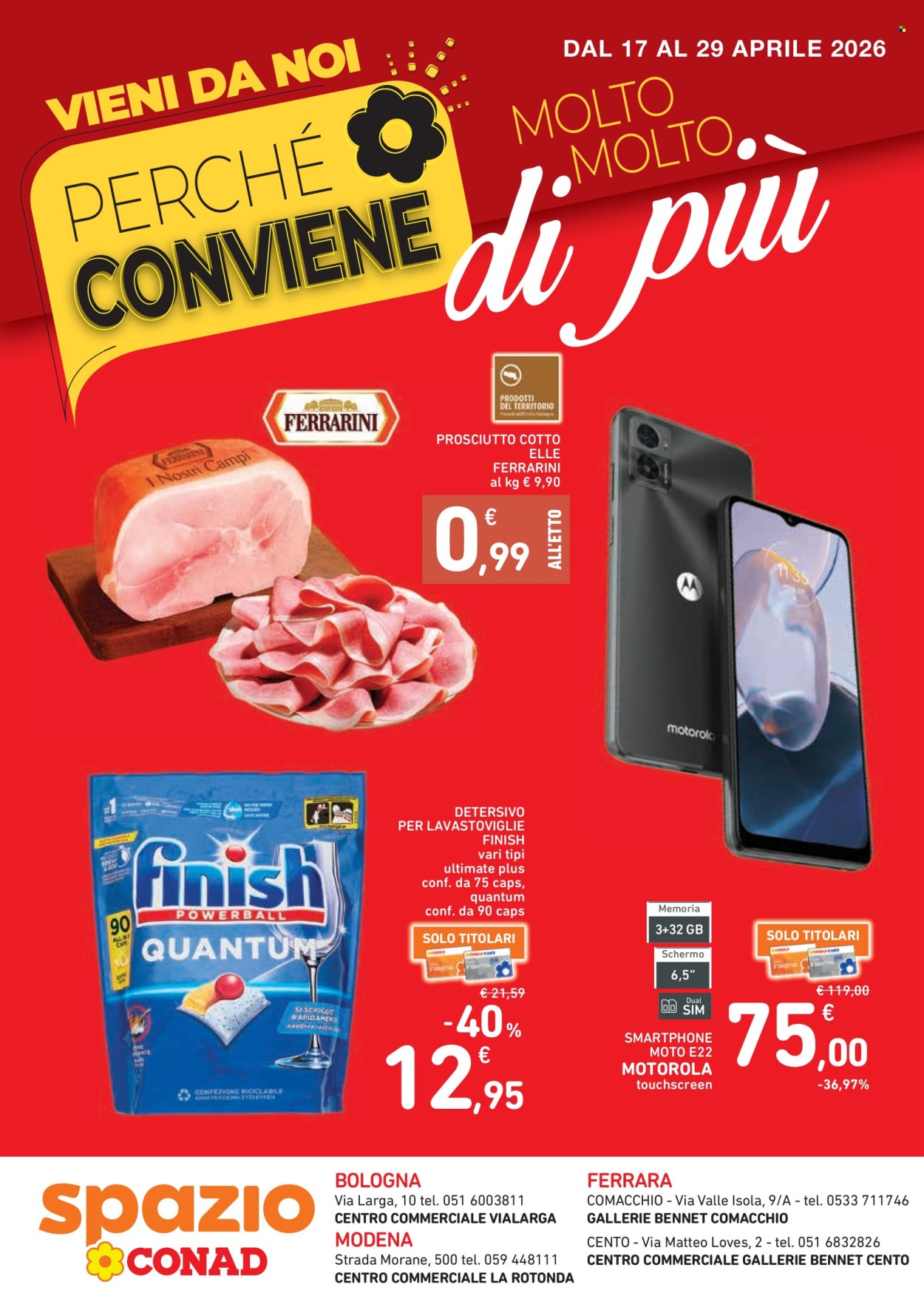 Volantino Spazio Conad - 17/4/2026 - 29/4/2026. Pagina 1