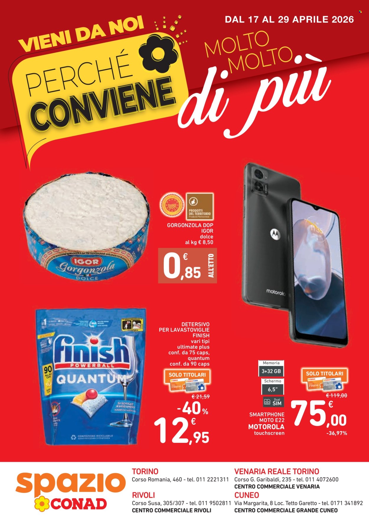 Volantino Spazio Conad - 17/4/2026 - 29/4/2026. Pagina 1
