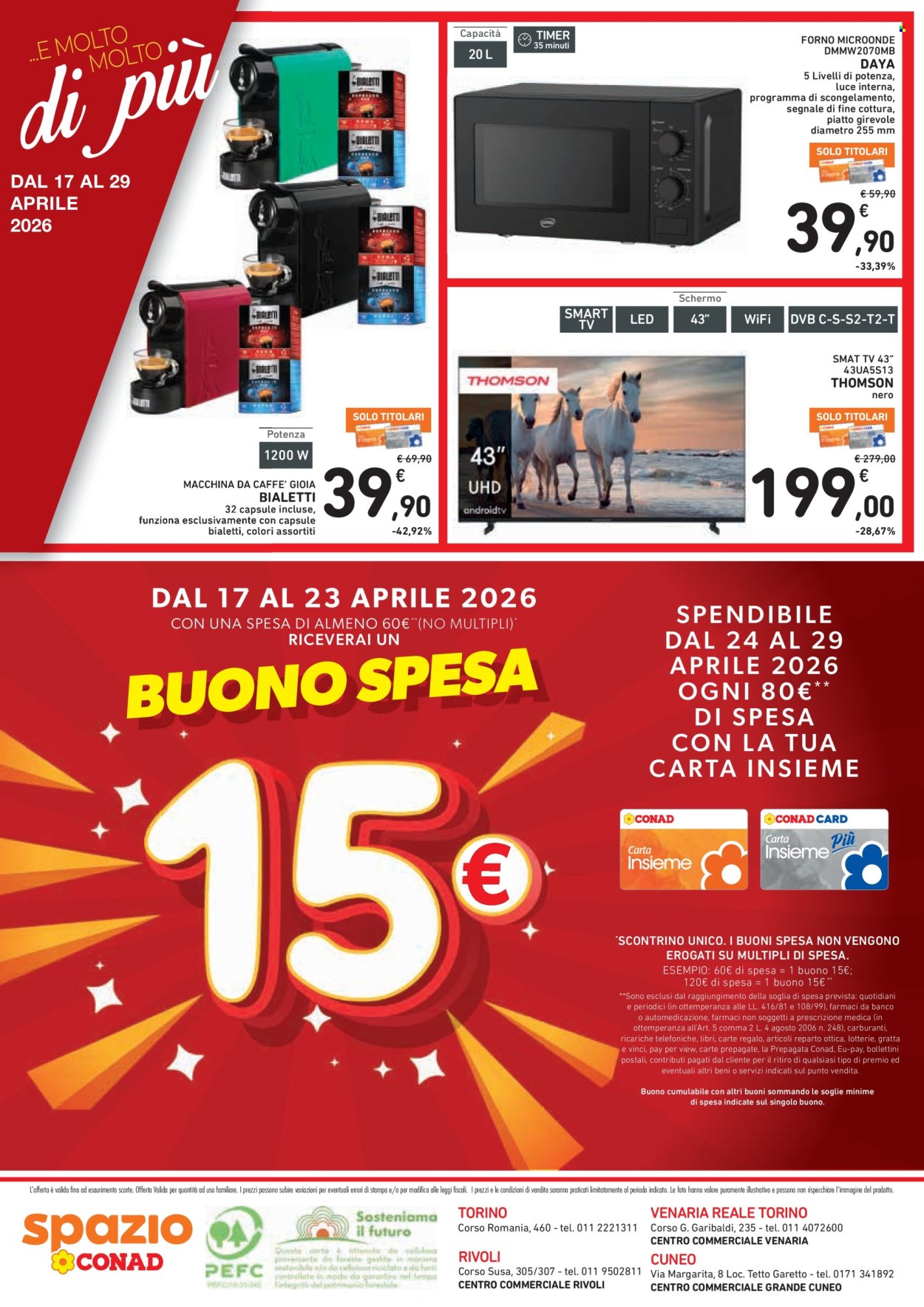 Volantino Spazio Conad - 17/4/2026 - 29/4/2026. Pagina 4
