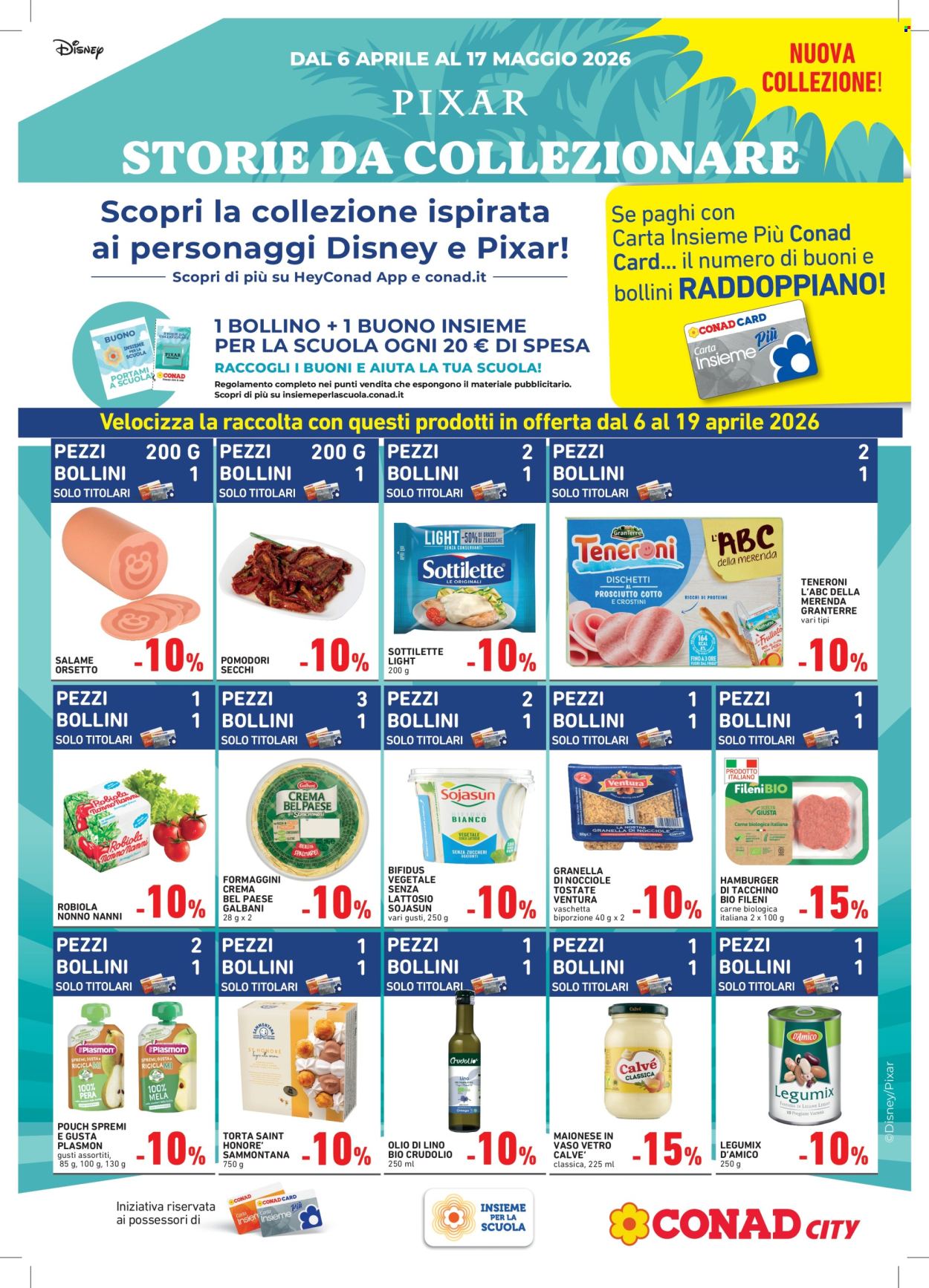 Volantino Conad - 6/4/2026 - 19/4/2026. Pagina 1