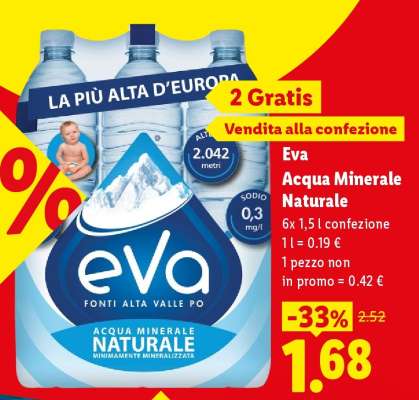 Eva Acqua minerale naturale