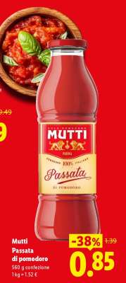 MUTTI passata di pomodoro