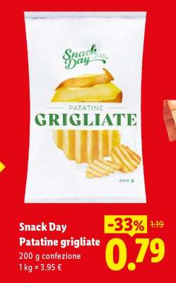 Snack Day Patatine grigliate