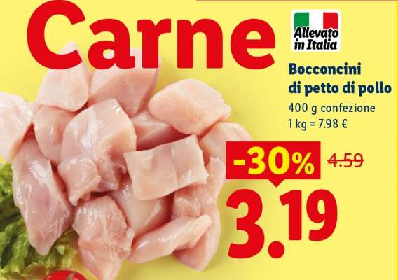 Bocconcini di petto di pollo