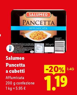 Salumeo Pancetta a cubetti