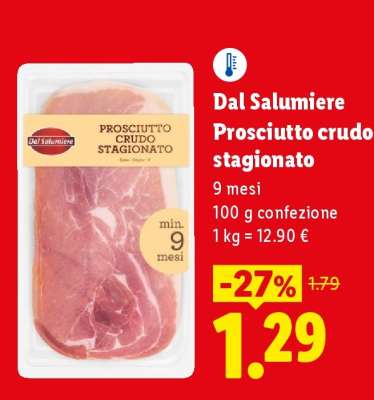 Dal Salumiere Prosciutto crudo stagionato