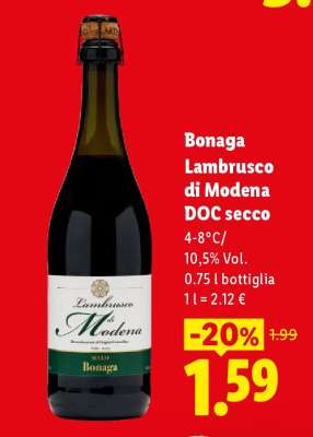 Bonaga Lambrusco di Modena DOC secco