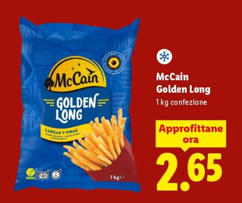 MCCAIN Golden Long
