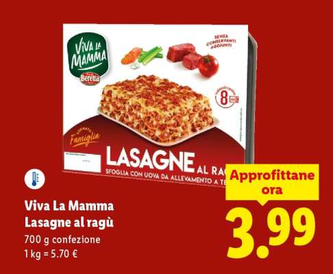 Viva la Mamma Lasagne al ragù