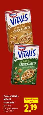 Cameo Vitalis Müsli croccante