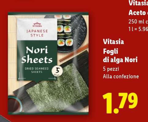 Vitasia Fogli di alga Nori