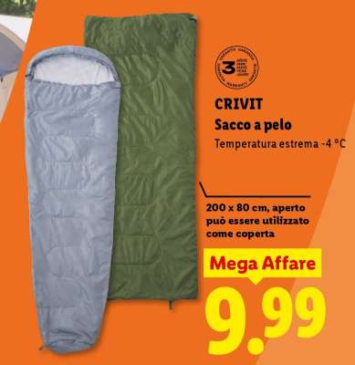 CRIVIT Sacco a pelo