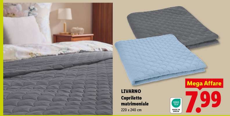 LIVARNO Copriletto matrimoniale